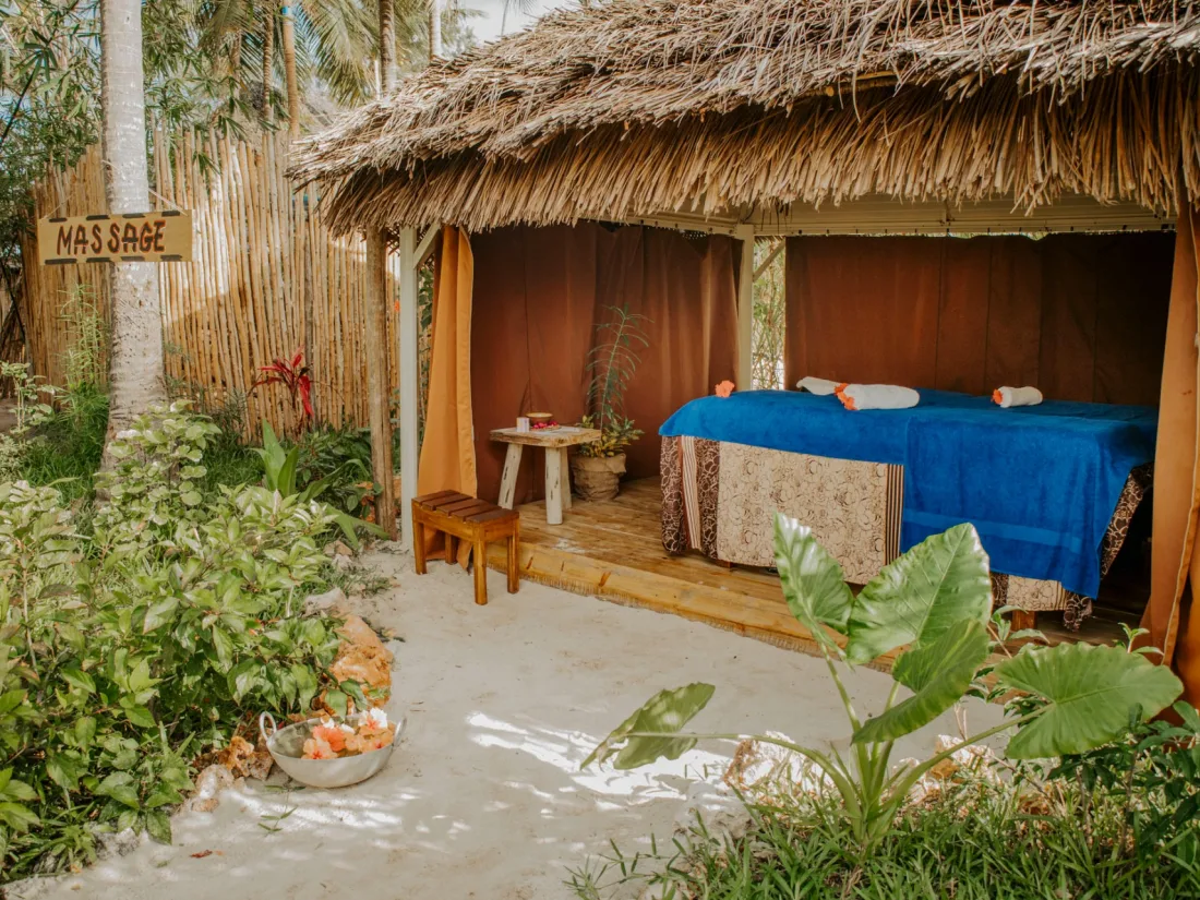 Massage and spa amid the lush gardens of The Nest